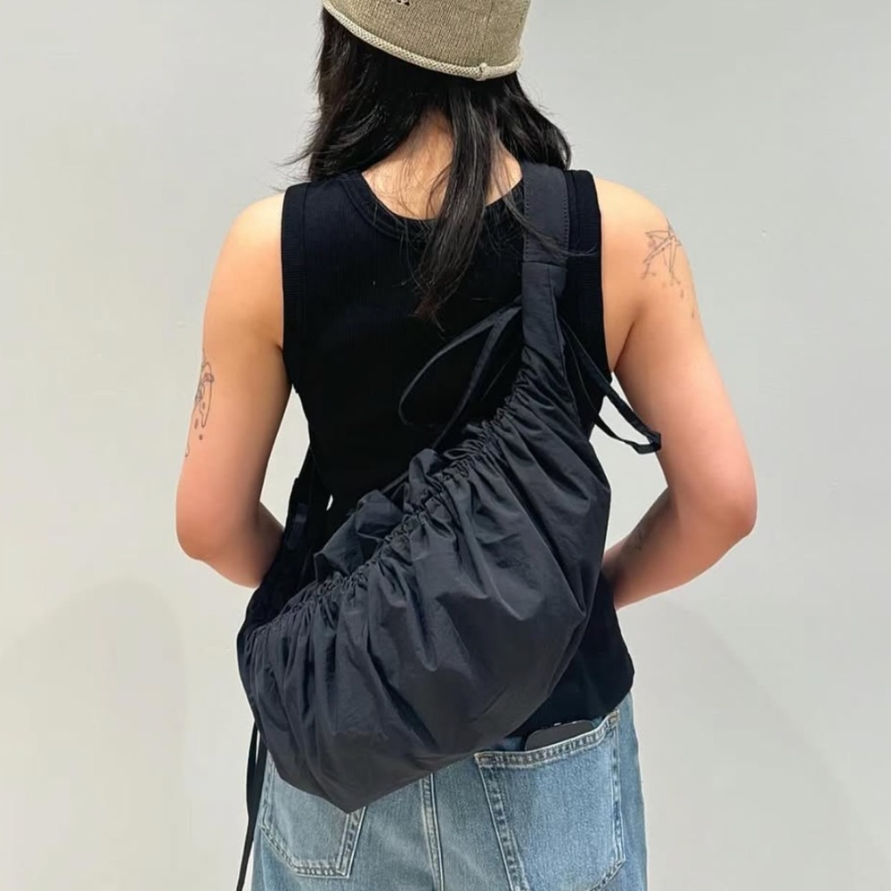COS | Bags | Cos Mini Canopy Nylon Crossbody Bag Nylon Black